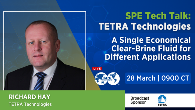 SPE Tech Talk: A Single Economical Clear-Brine Fluid for Different Applications Image